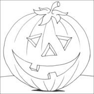 Halloween Pumpkin Coloring Pages N9