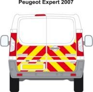 Chevron Kit Manufactured In Red Engineering Grade Reflective Vinyl