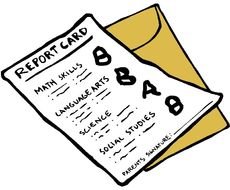 Good Grade Report Card Clip Art N2