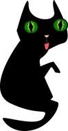 Black Cat Clip Art N59