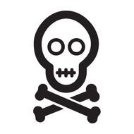 Skull Cross Drawings