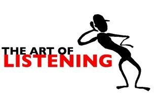 Active Listening Clip Art drawing