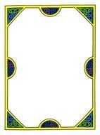 celtic frame as a graphic illustration