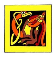 illustration of mystical dragon