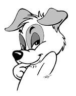 Cute Puppy Drawing Cartoon N3