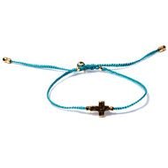 Baby Blue Cross Braided
