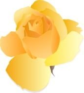 Yellow Rose Clip Art N37