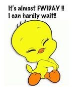 Colorful cartoon FWIDAY clipart