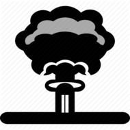 Atomic Bomb Explosion Icon