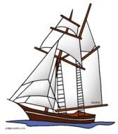Colonial Ship Clip Art N2