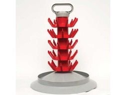 red plastic tree