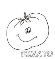Tomato Coloring Page N5