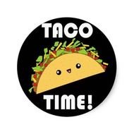 Cute Kawaii Taco Time Stickers