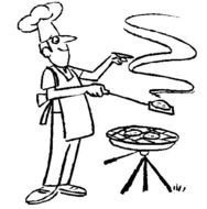 Funny BBQ Clip Art N20