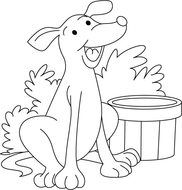Basset Hound Coloring Pages N2
