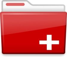 Red Folder Expand Clip Art