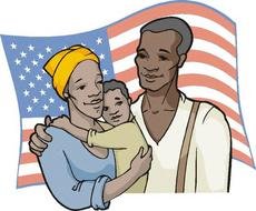 Juneteenth Clip Art drawing