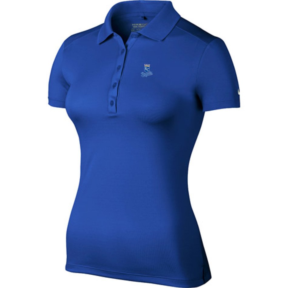 gt Kansas City Royals Womens Victory Short Sleeve Polo By Nike Golf