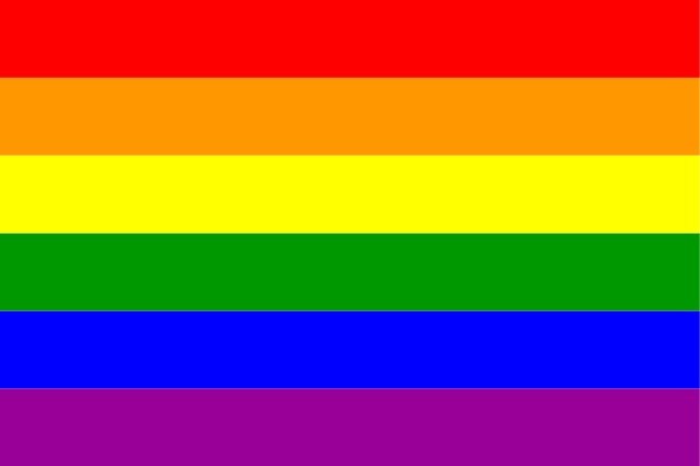 Gay Pride Flag Clip Art N4