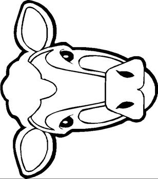 Cow Coloring Pages N9