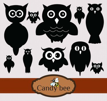 Owl Silhouette Vector