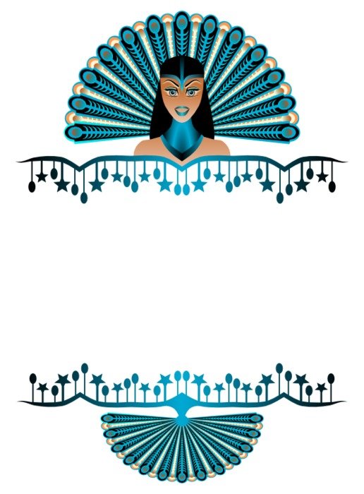Peacock Border Clip Art N11