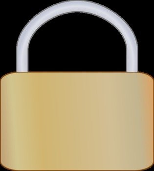 Key Lock Clip Art N3