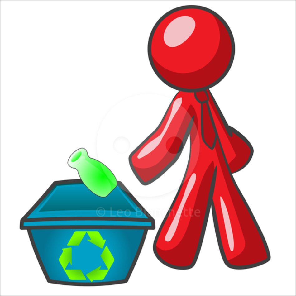 Design Mascot Recycling Stock Image