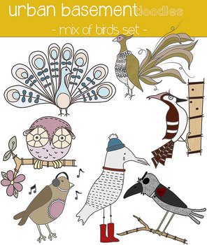 Birds Clip Art Set