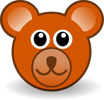 Cartoon Bear Face N4