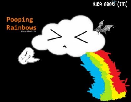 Rainbow Poop Gif A