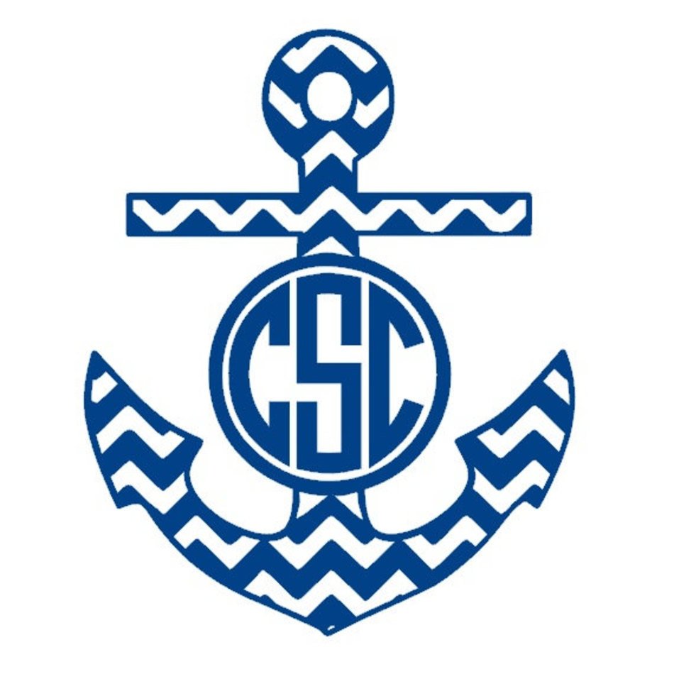 Chevron Anchor Monogram N2