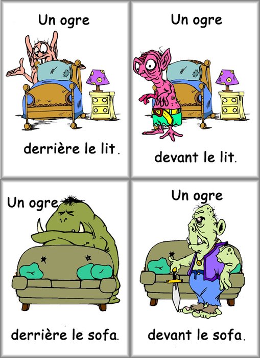French Prepositions Activities