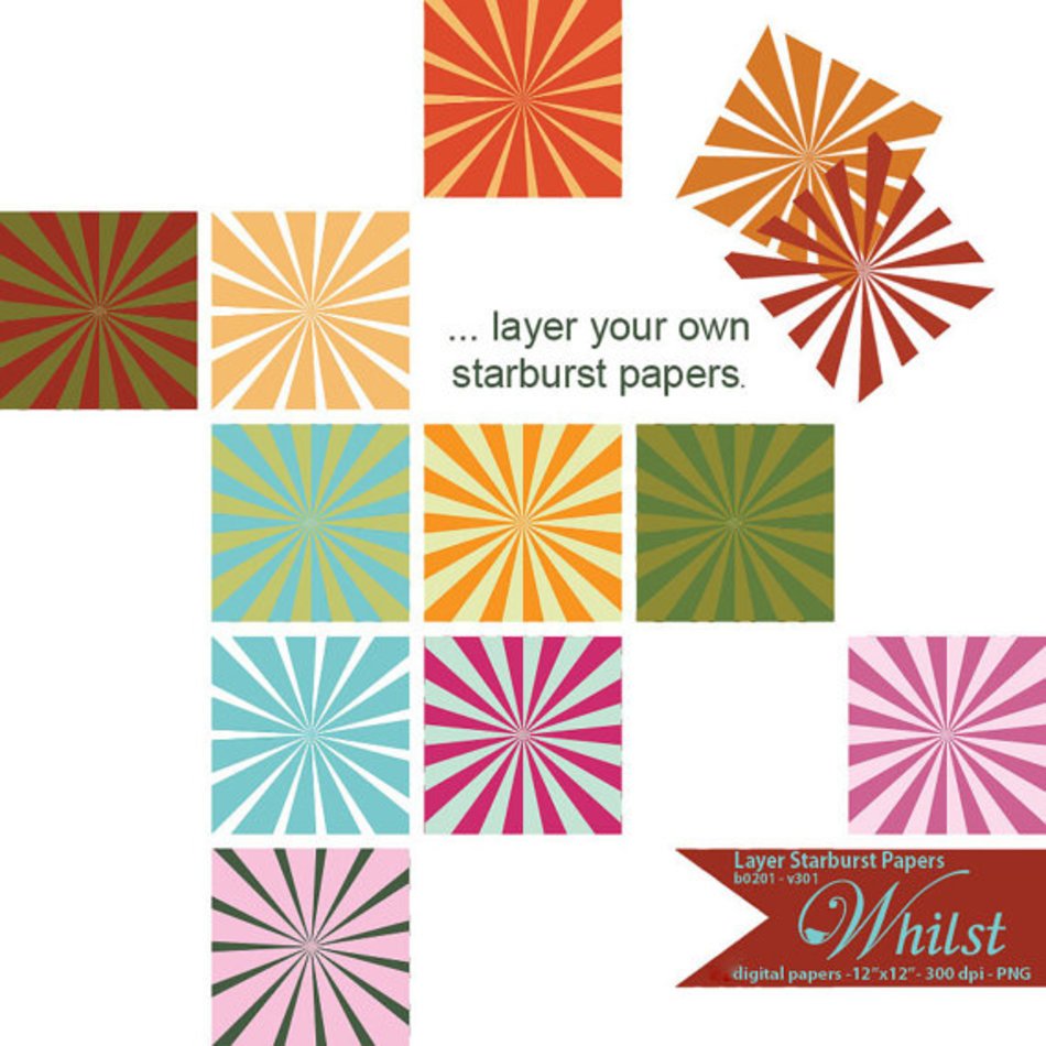 Starburst Clip Art Black White N8