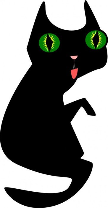 Black Cat Clip Art N59