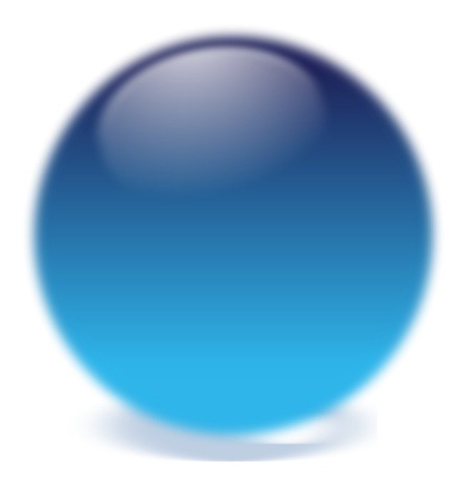 cloudy blue ball