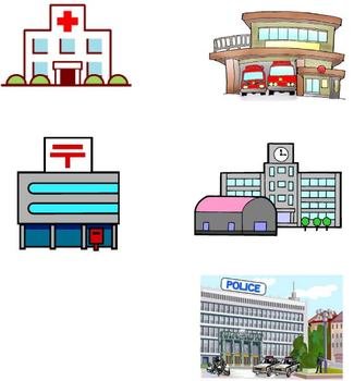 Places Template 1 After School Words