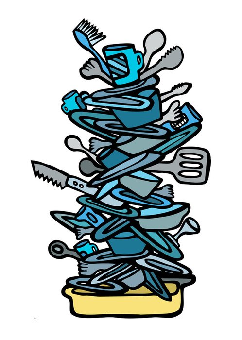 Dirty Dishes Clip Art N23
