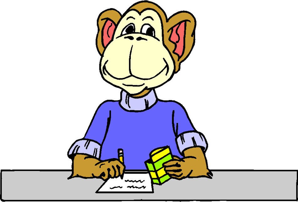 Clip Art raquo Monkeys N7