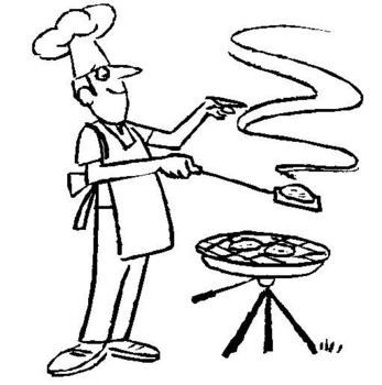 Funny BBQ Clip Art N20