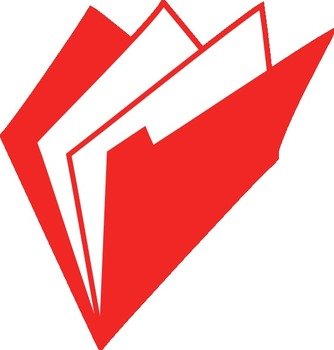 Red Folder Clip Art N8