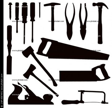 Tools Clip Art Black And White N16