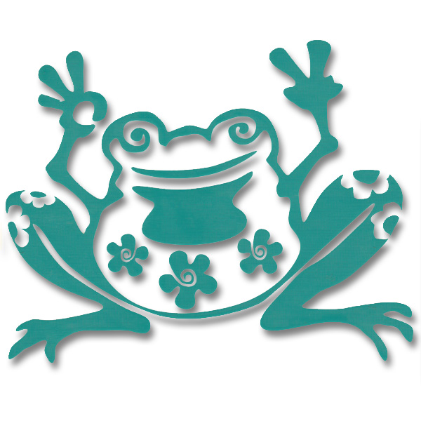 Peace Frog Stickers free image download