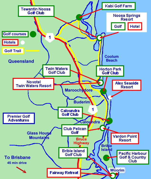 Sunshine Coast Australia Map free image download