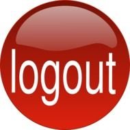 Logout Button Red
