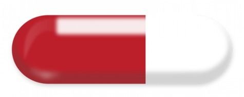 pill red white
