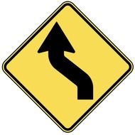 Warning Road Signs N14