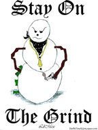 Gangster Snowman Drawings