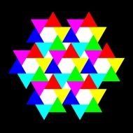 May 22 Triangles And Hexagons SVG Vector Clip Art Svg