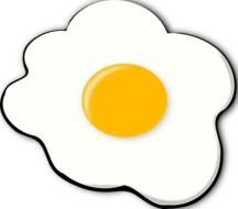 Sunny Side Up Egg Clip Art N12